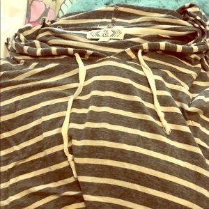 Pink rose pullover top